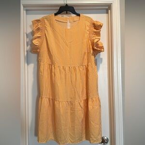 Striped Yellow Dress